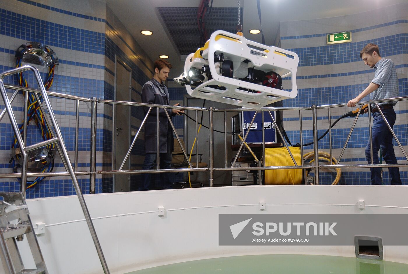 Marlin-350 remote controlled unmanned submersible is tested