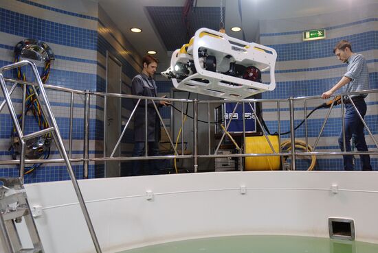 Marlin-350 remote controlled unmanned submersible is tested