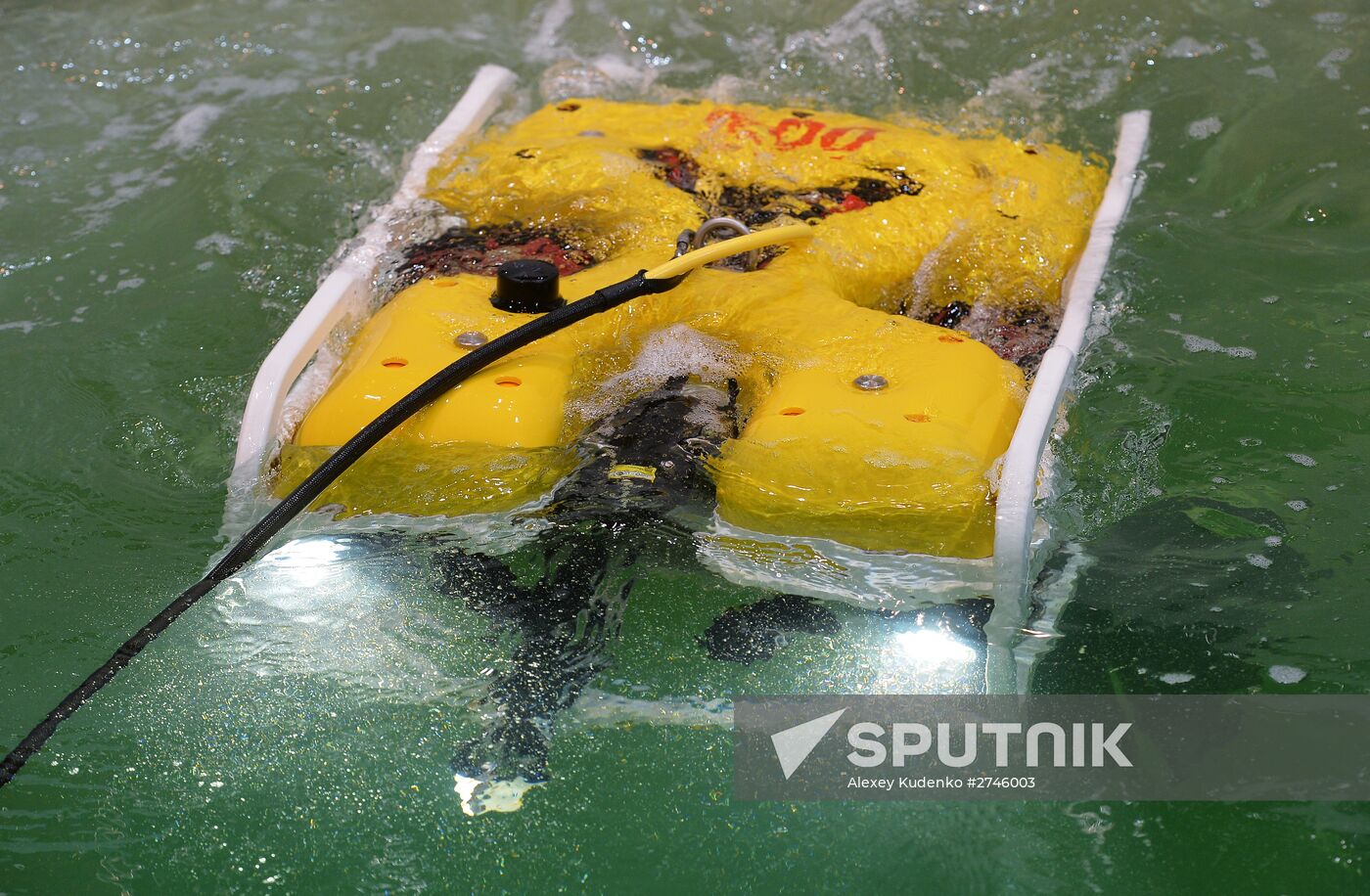 Marlin-350 remote controlled unmanned submersible is tested