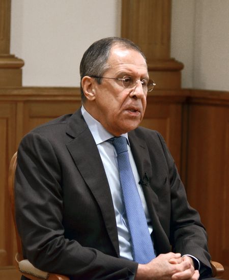 Russian Foreign Minister Sergei Lavrov's interview to Russian and foreign media