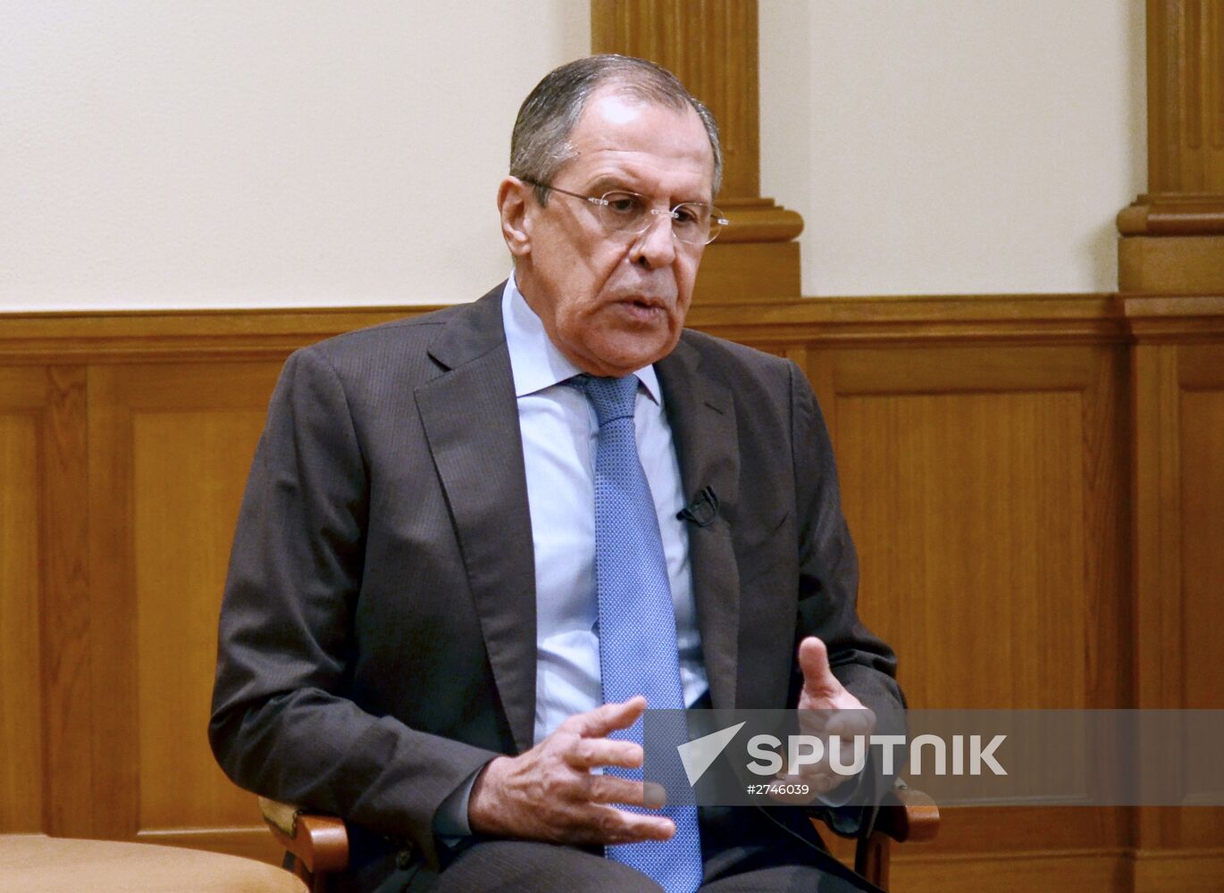 Russian Foreign Minister Sergei Lavrov's interview to Russian and foreign media