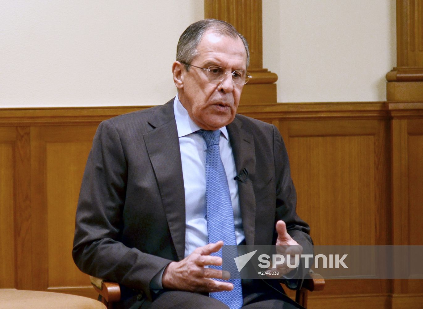 Russian Foreign Minister Sergei Lavrov's interview to Russian and foreign media