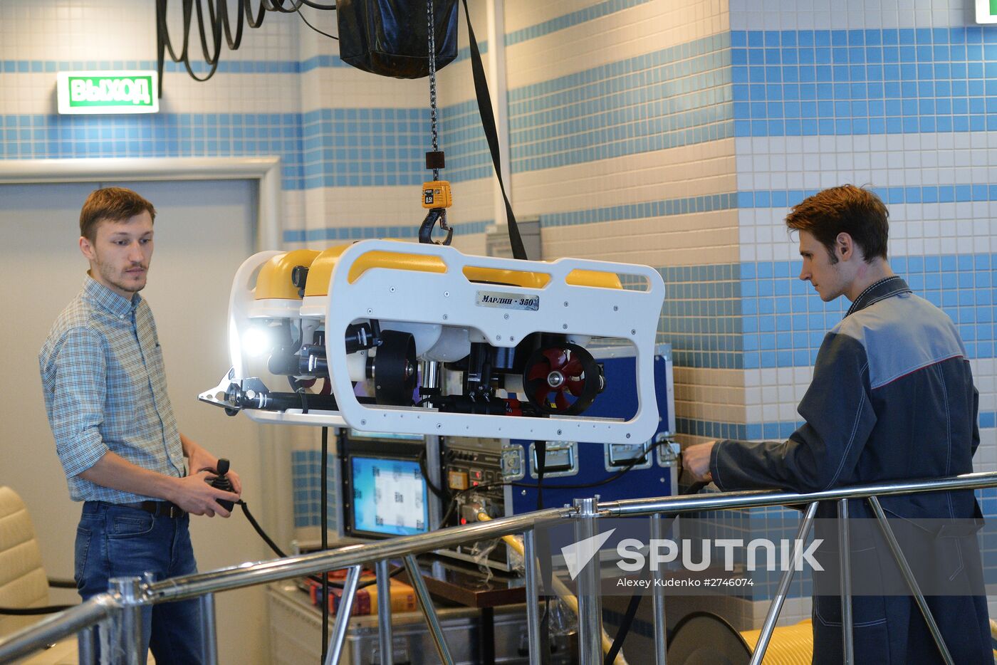 Marlin-350 remote controlled unmanned submersible is tested