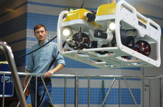 Marlin-350 remote controlled unmanned submersible is tested