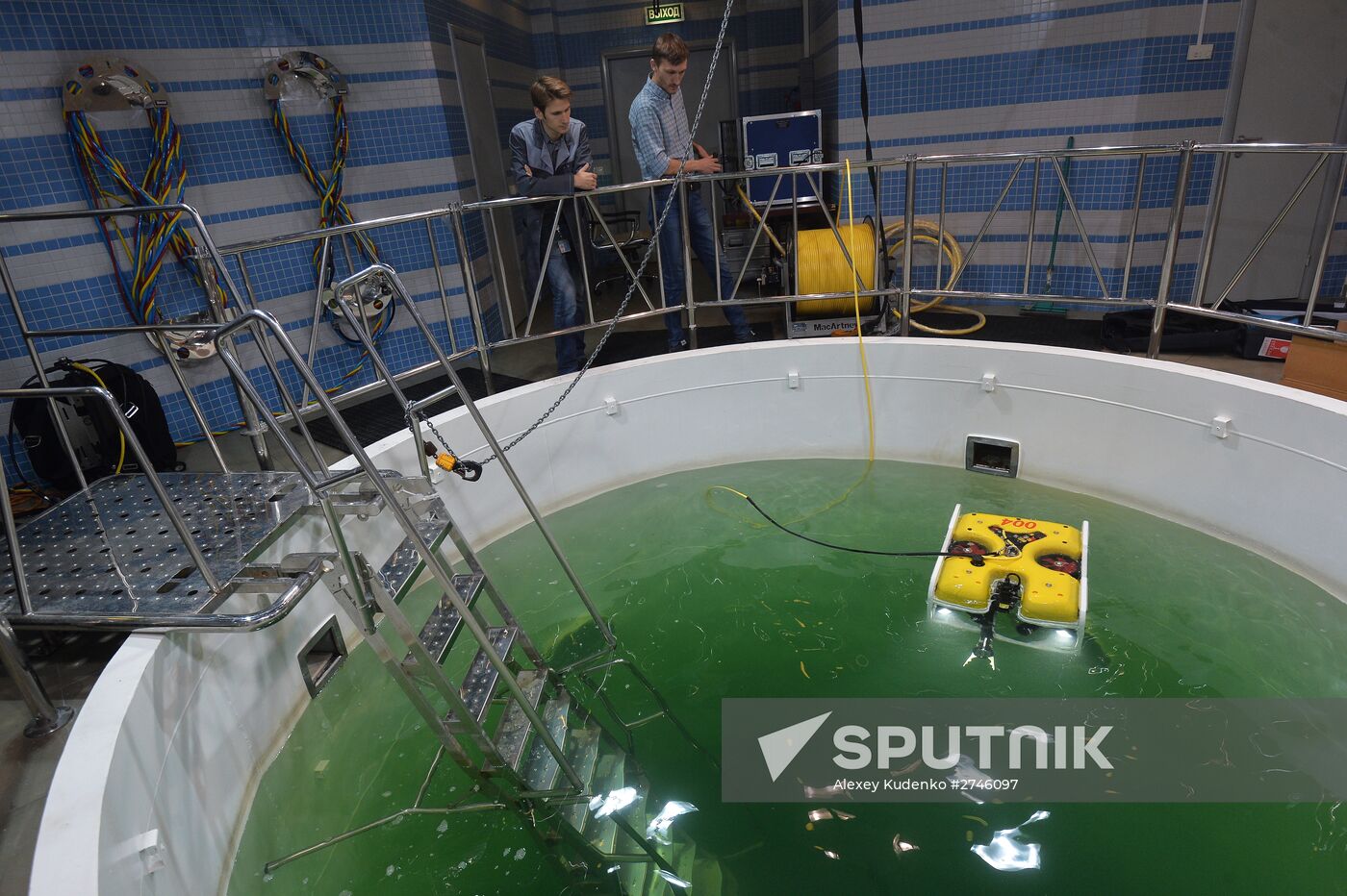 Marlin-350 remote controlled unmanned submersible is tested