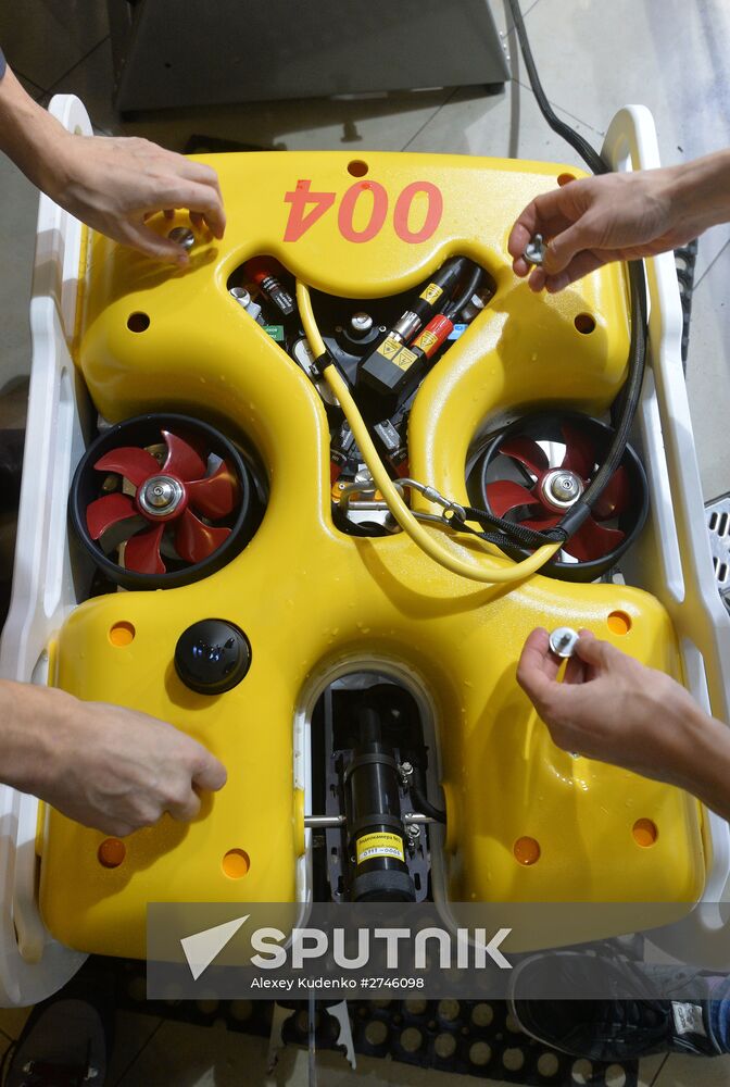 Marlin-350 remote controlled unmanned submersible is tested