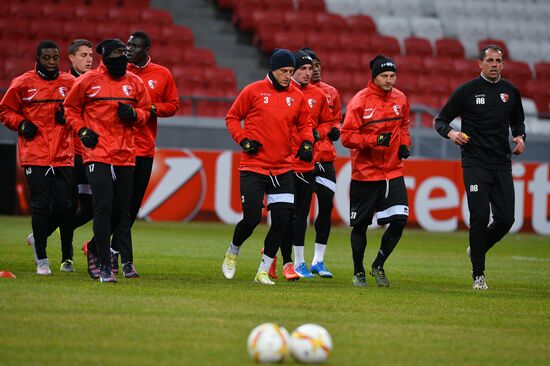 Football. Europa League. FC Sion holds training session