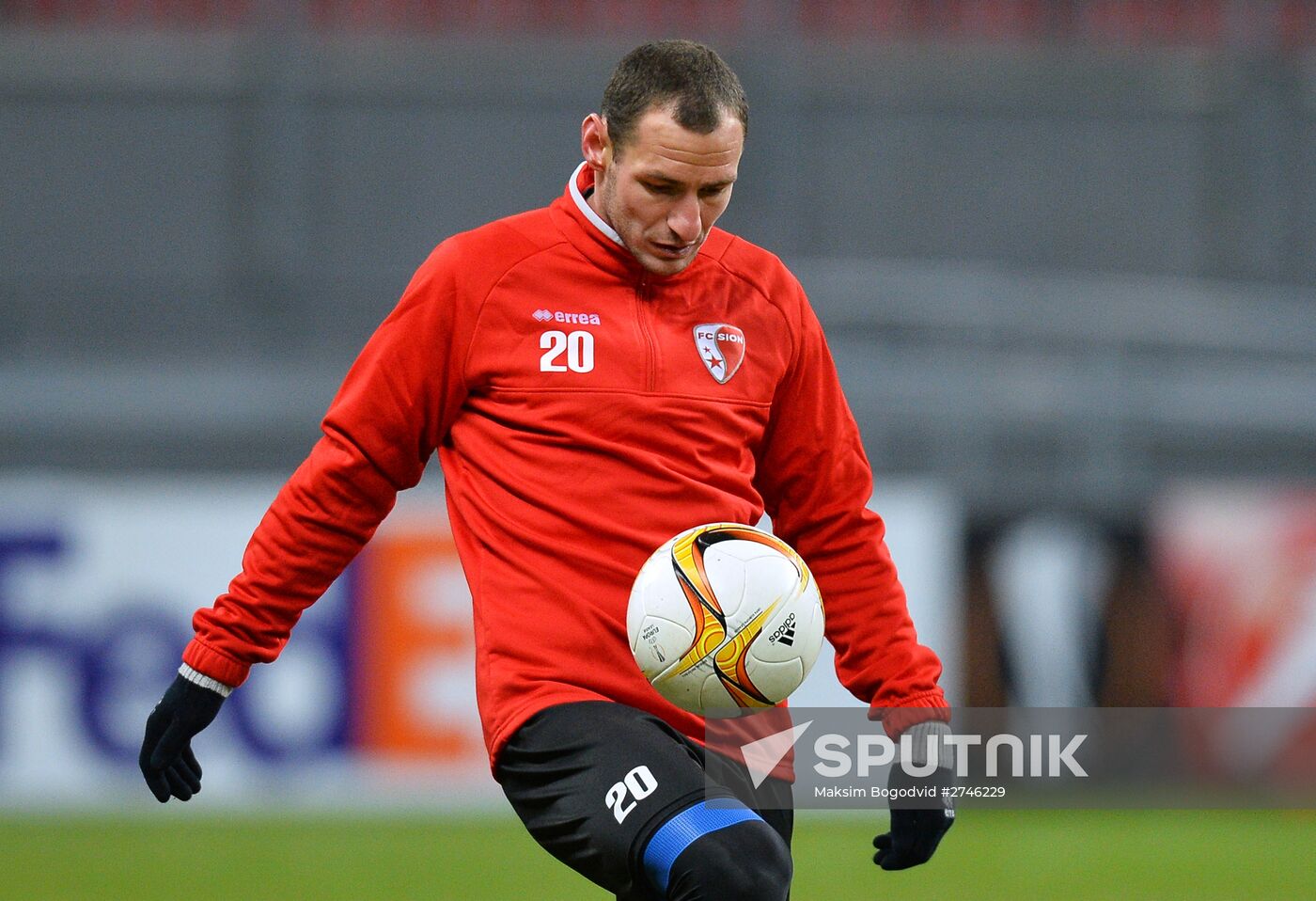 Football. Europa League. FC Sion holds training session