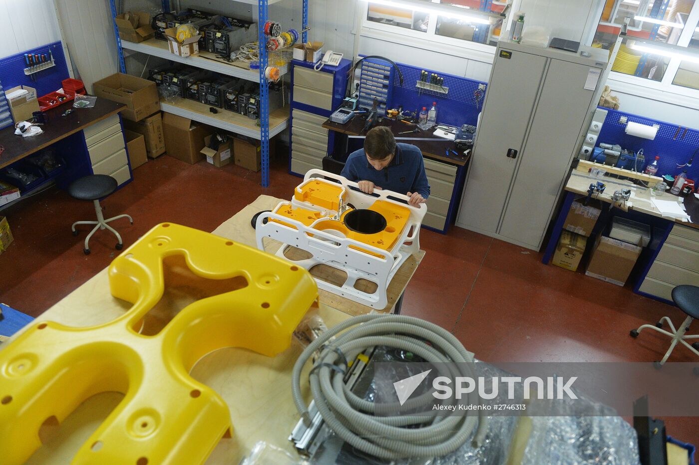 Marlin-350 remote controlled unmanned submersible is tested