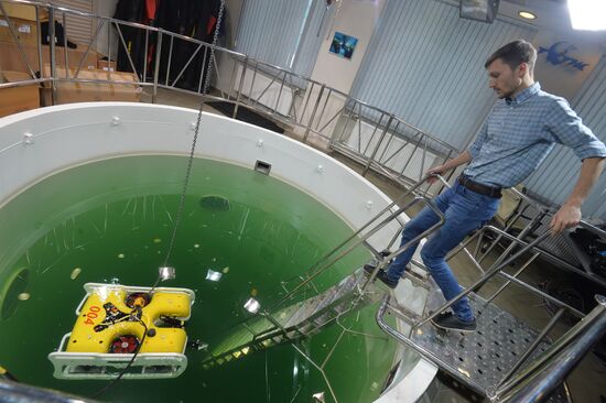 Marlin-350 remote controlled unmanned submersible is tested