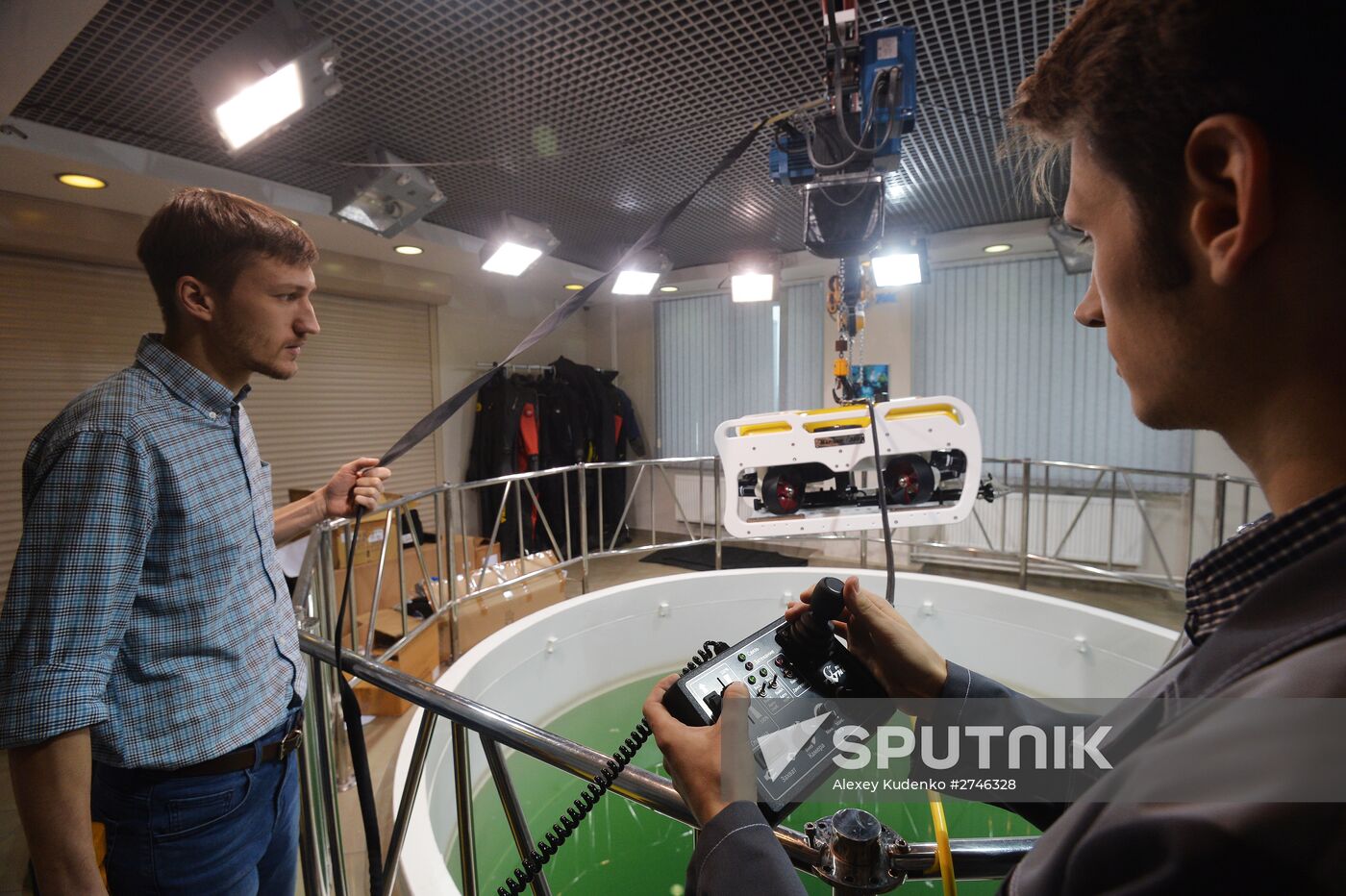 Marlin-350 remote controlled unmanned submersible is tested