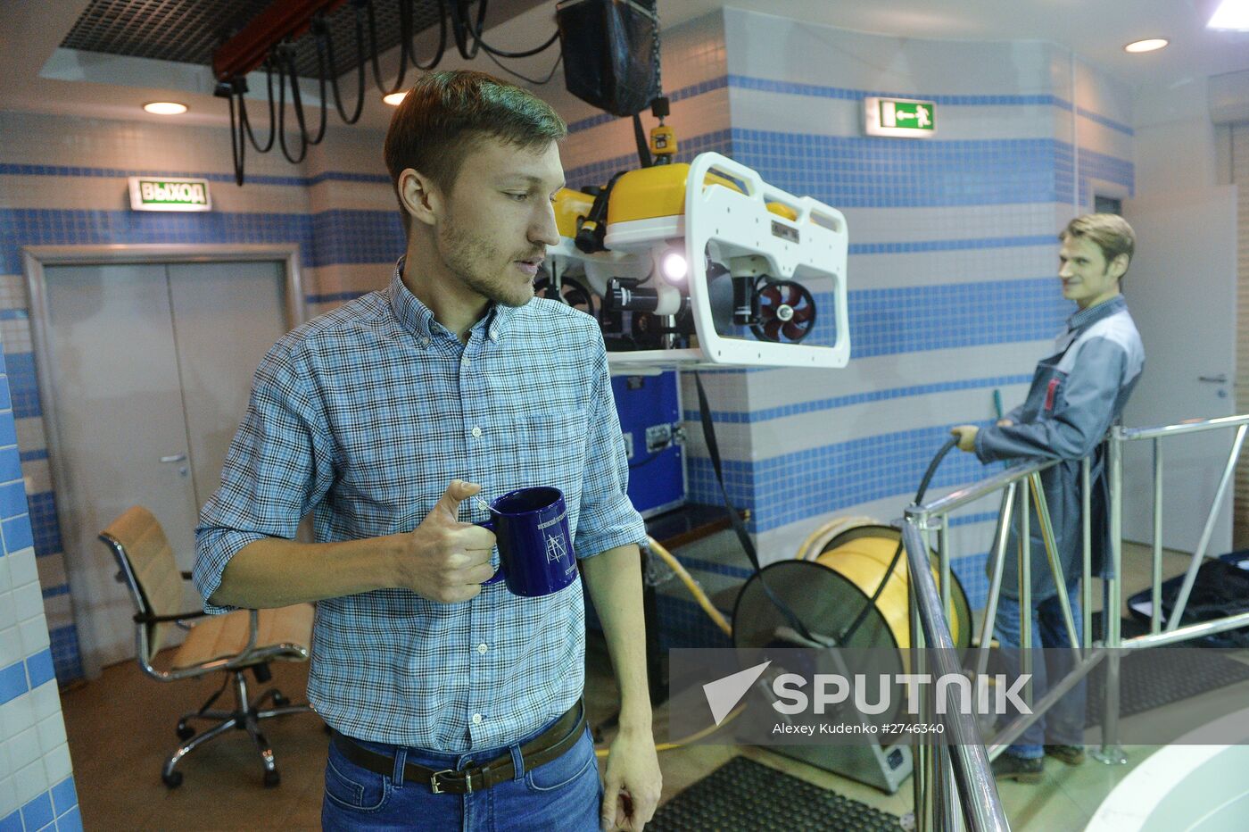 Marlin-350 remote controlled unmanned submersible is tested