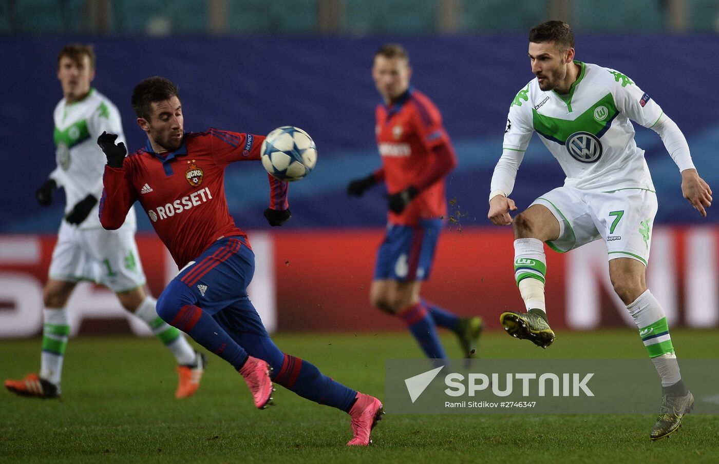 UEFA Champions League. CSKA vs. Wolfsburg