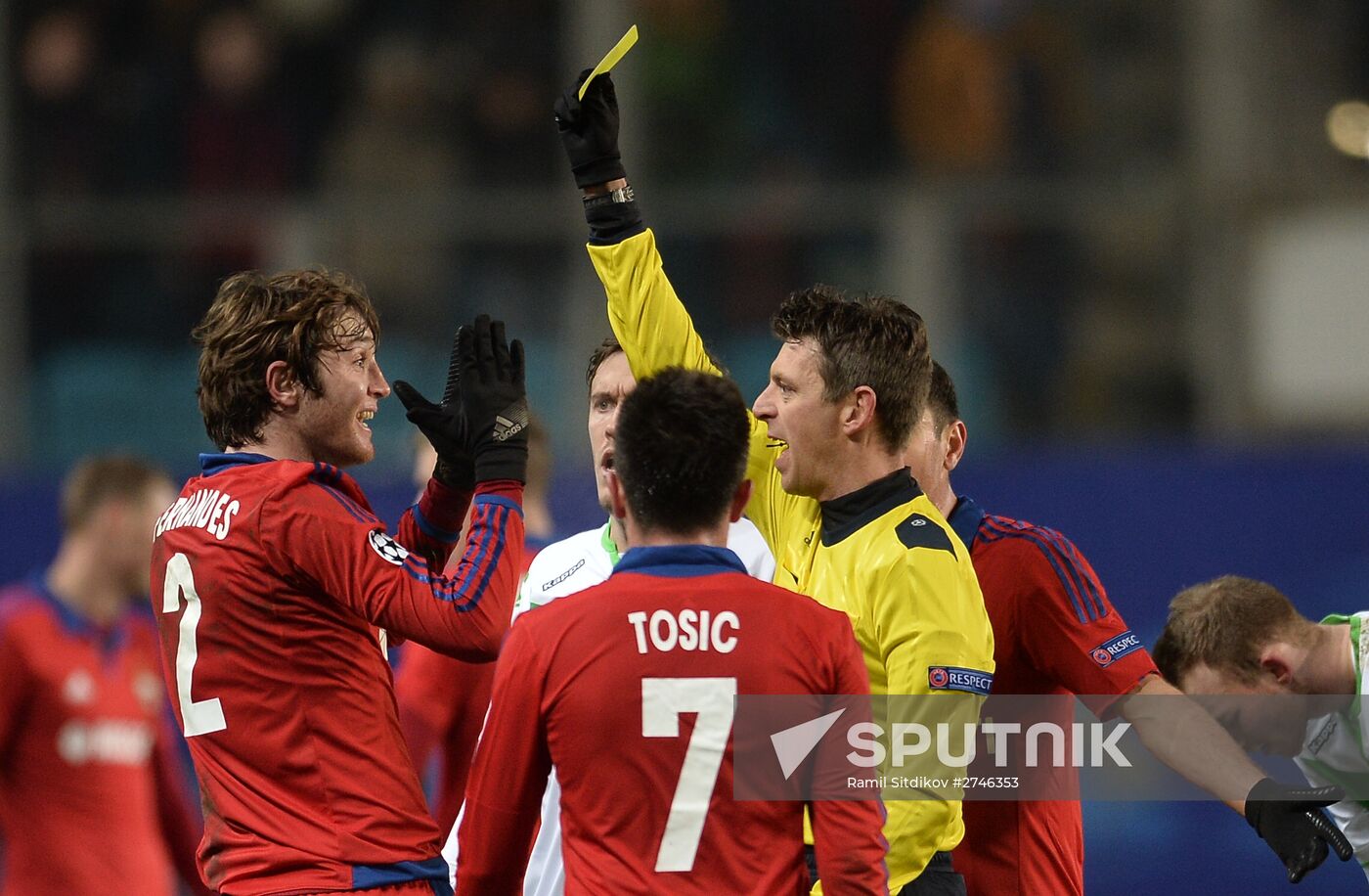 UEFA Champions League. CSKA vs. Wolfsburg