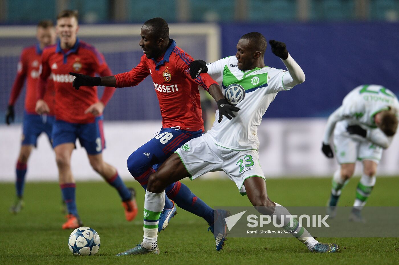 UEFA Champions League. CSKA vs. Wolfsburg