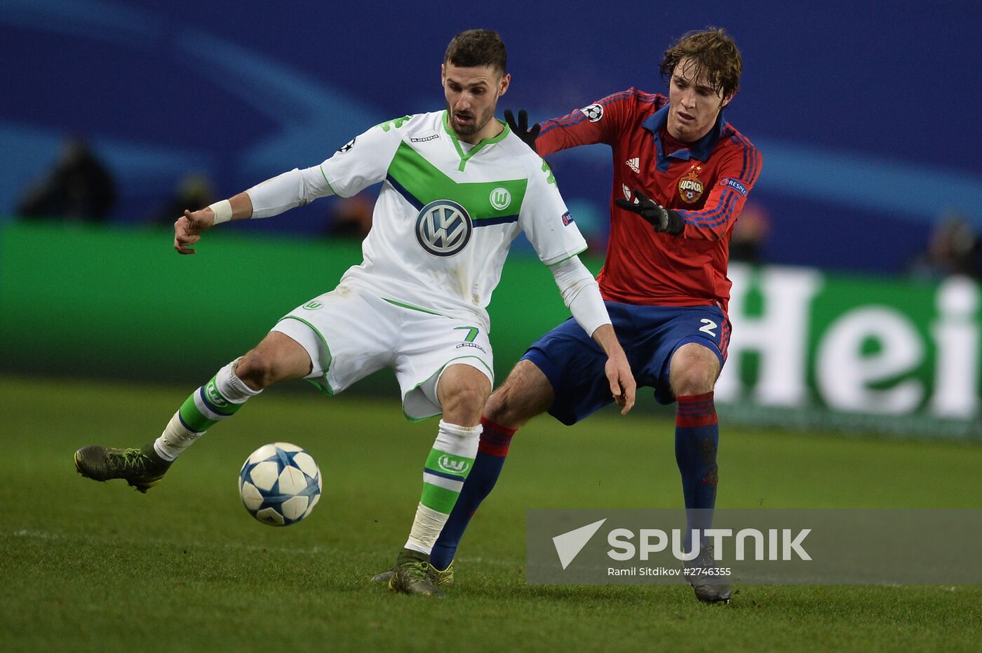 UEFA Champions League. CSKA vs. Wolfsburg