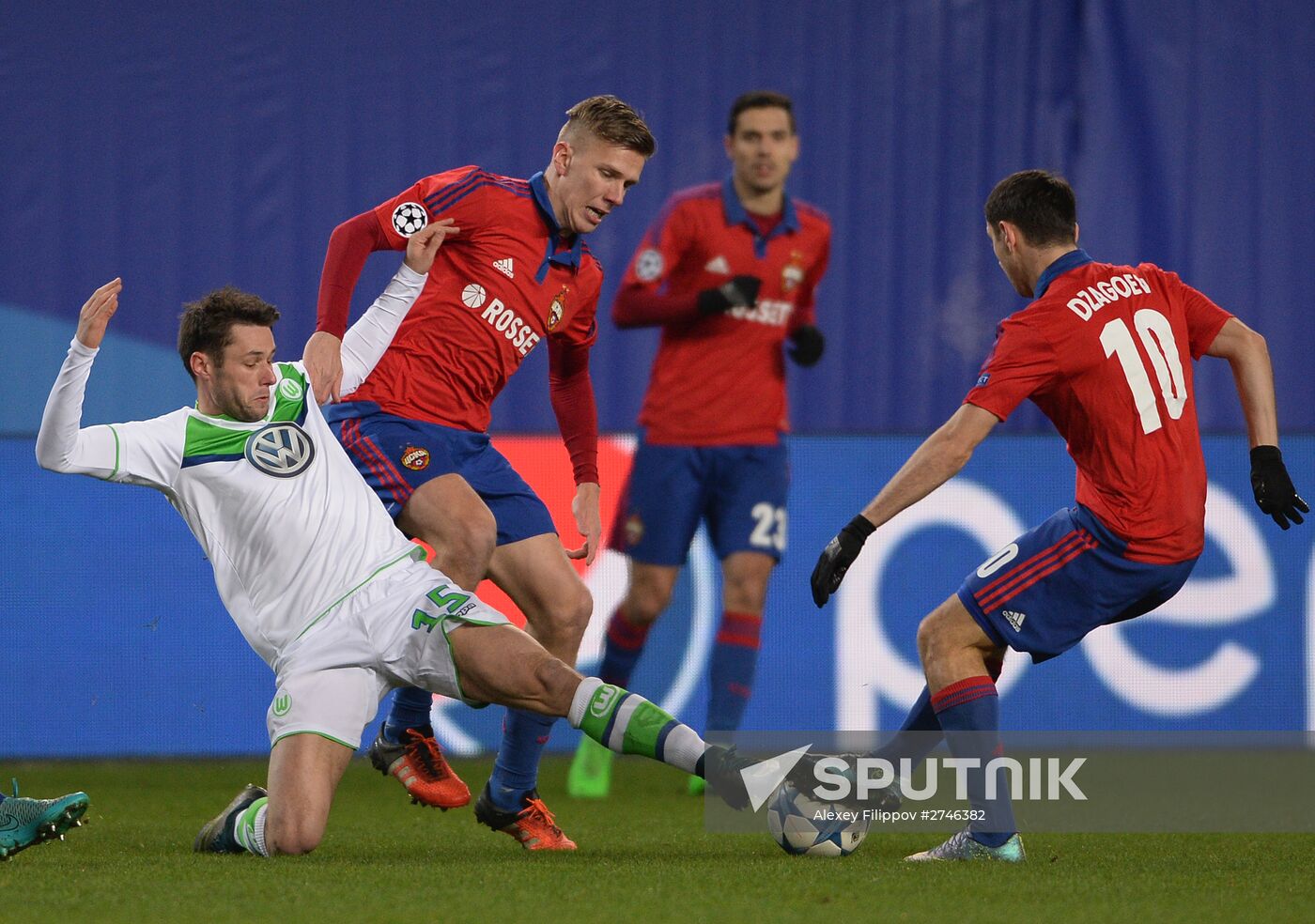 UEFA Champions League. CSKA vs. Wolfsburg