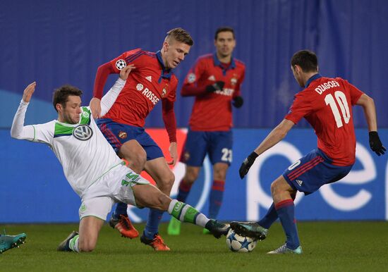 UEFA Champions League. CSKA vs. Wolfsburg