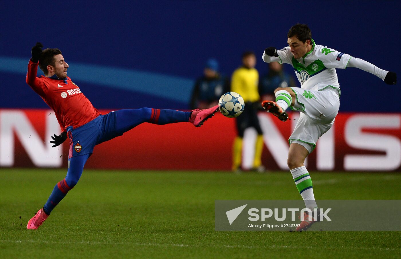 UEFA Champions League. CSKA vs. Wolfsburg
