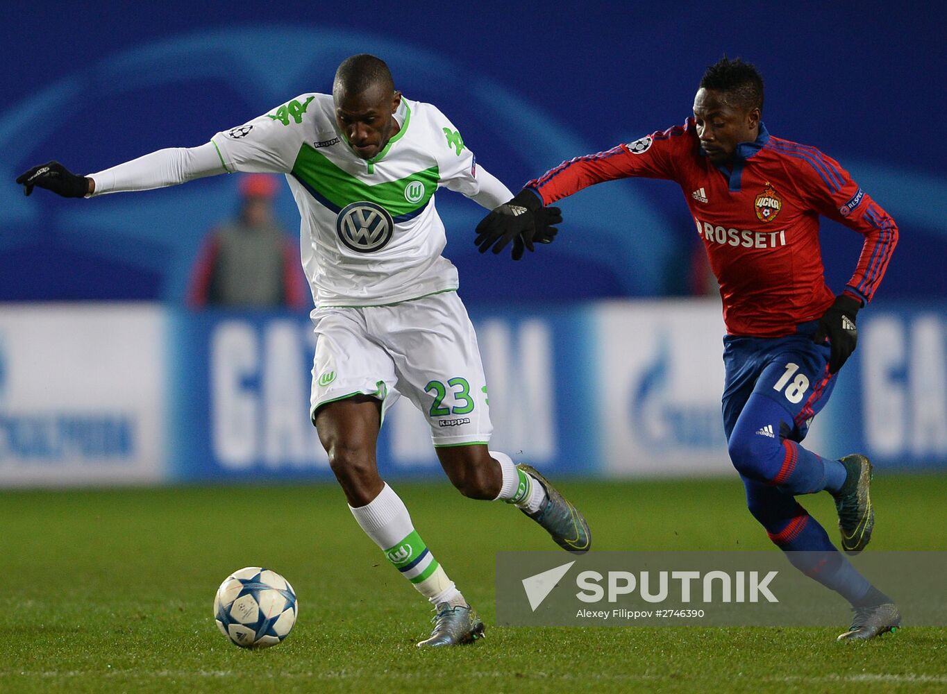 UEFA Champions League. CSKA vs. Wolfsburg