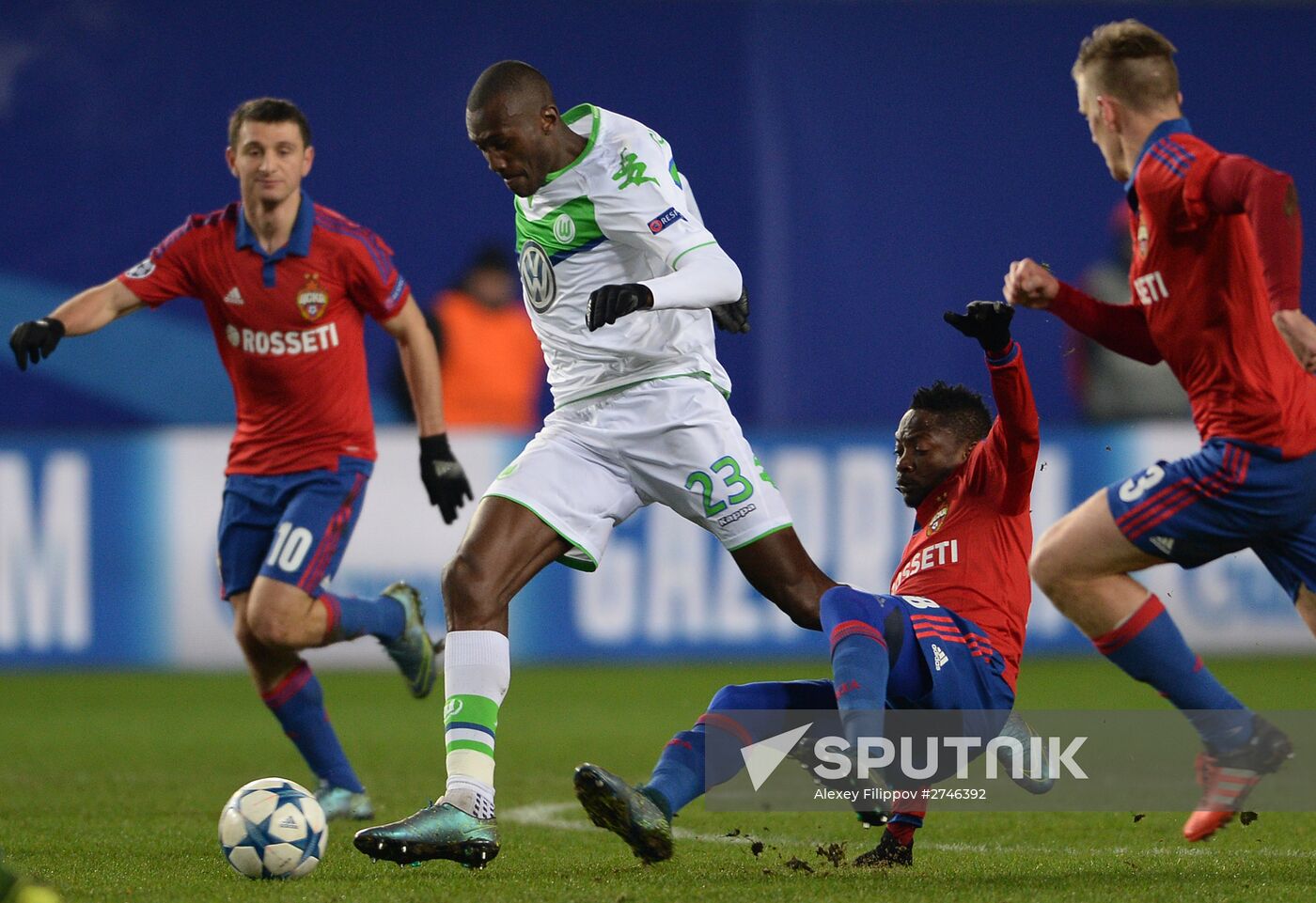 UEFA Champions League. CSKA vs. Wolfsburg