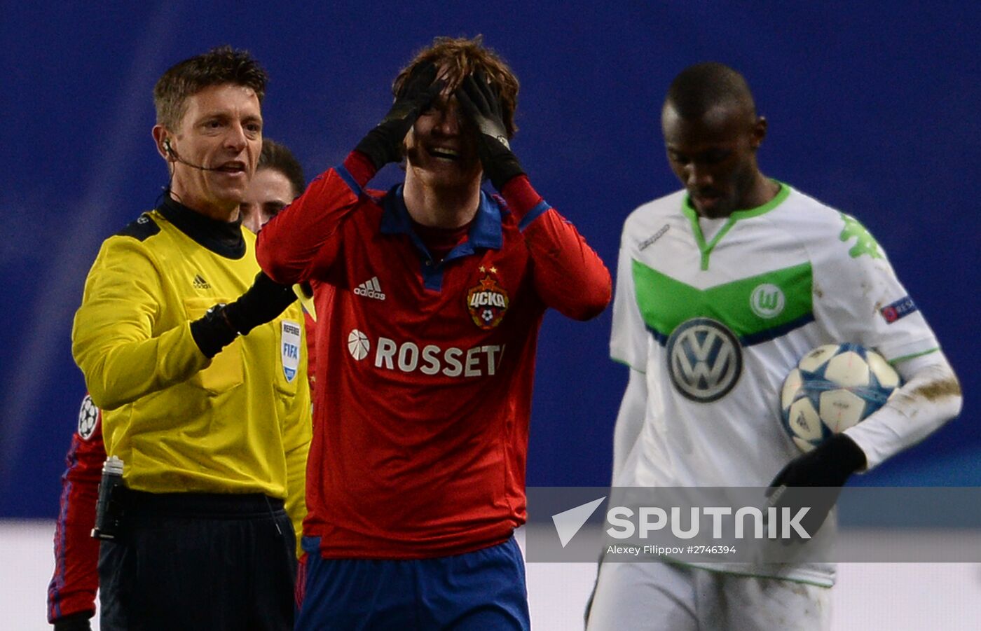 UEFA Champions League. CSKA vs. Wolfsburg