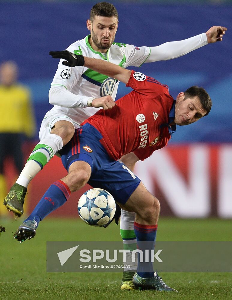 UEFA Champions League. CSKA vs. Wolfsburg