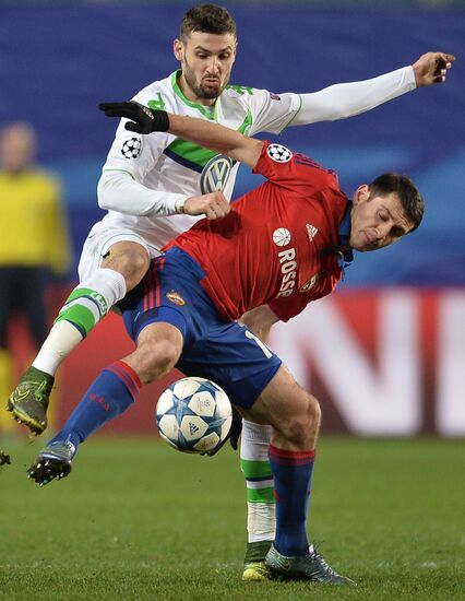 UEFA Champions League. CSKA vs. Wolfsburg