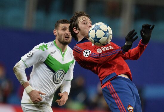 UEFA Champions League. CSKA vs. Wolfsburg