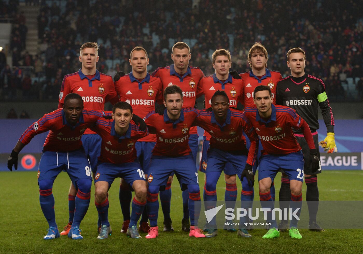 UEFA Champions League. CSKA vs. Wolfsburg