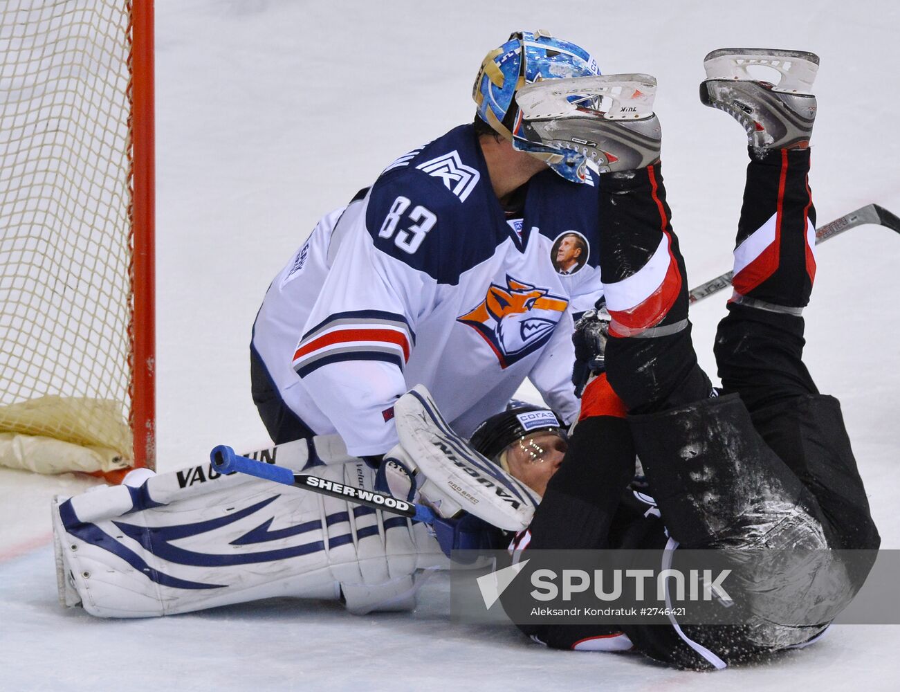 Kontinental Hockey League. Traktor vs. Metallurg Magnitogorsk