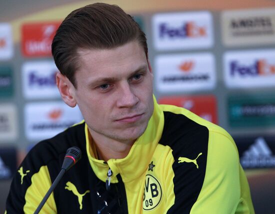 UEFA Europa League. FC Borussia Dortmund holds training session