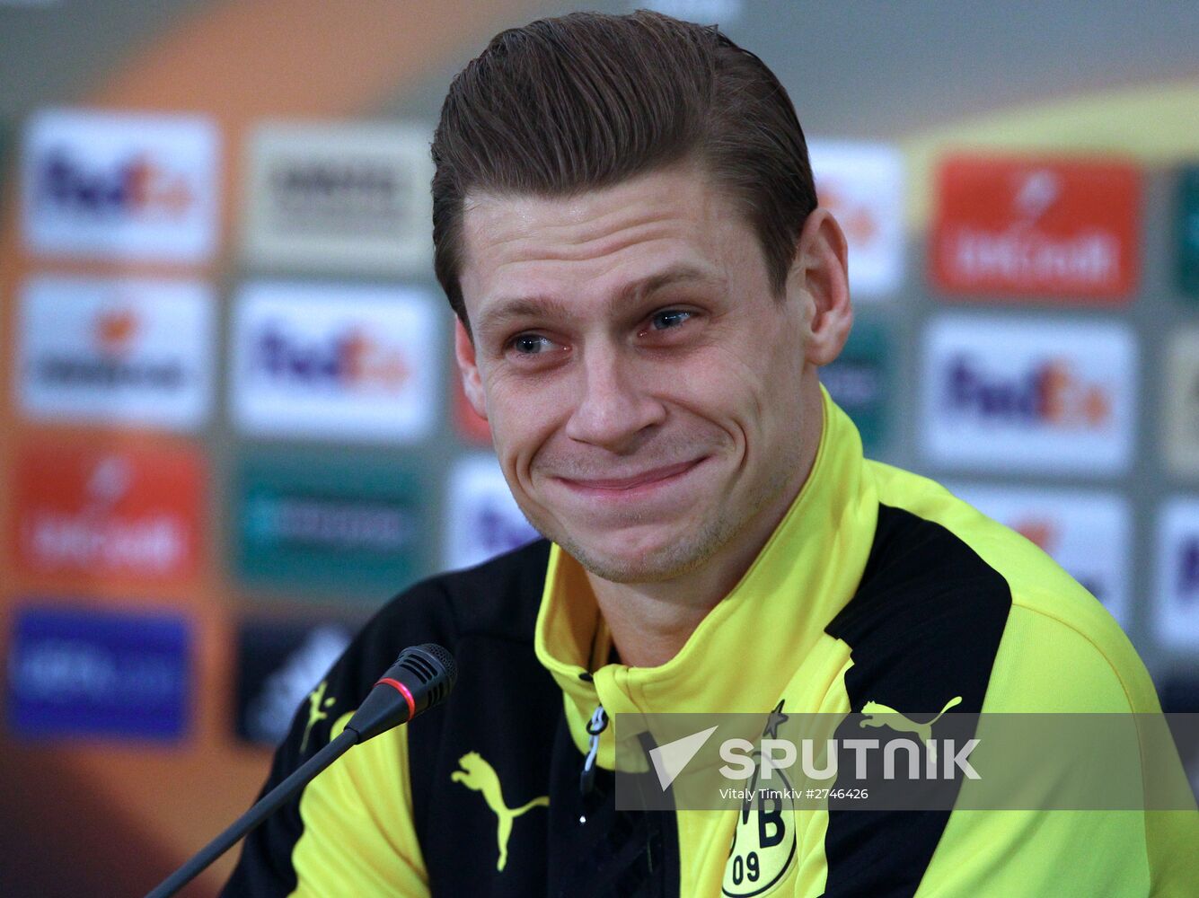 UEFA Europa League. FC Borussia Dortmund holds training session