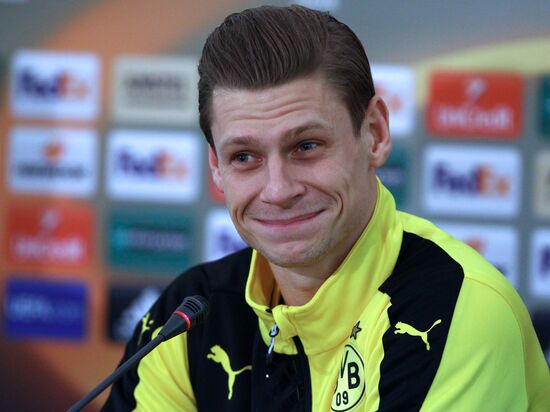 UEFA Europa League. FC Borussia Dortmund holds training session