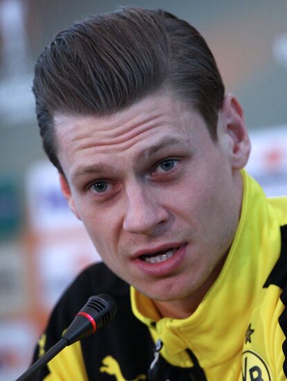 UEFA Europa League. FC Borussia Dortmund holds training session