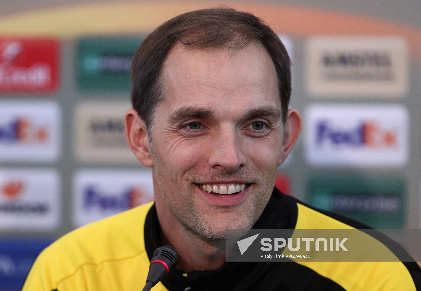 UEFA Europa League. FC Borussia Dortmund holds training session