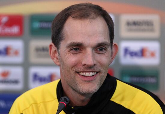 UEFA Europa League. FC Borussia Dortmund holds training session