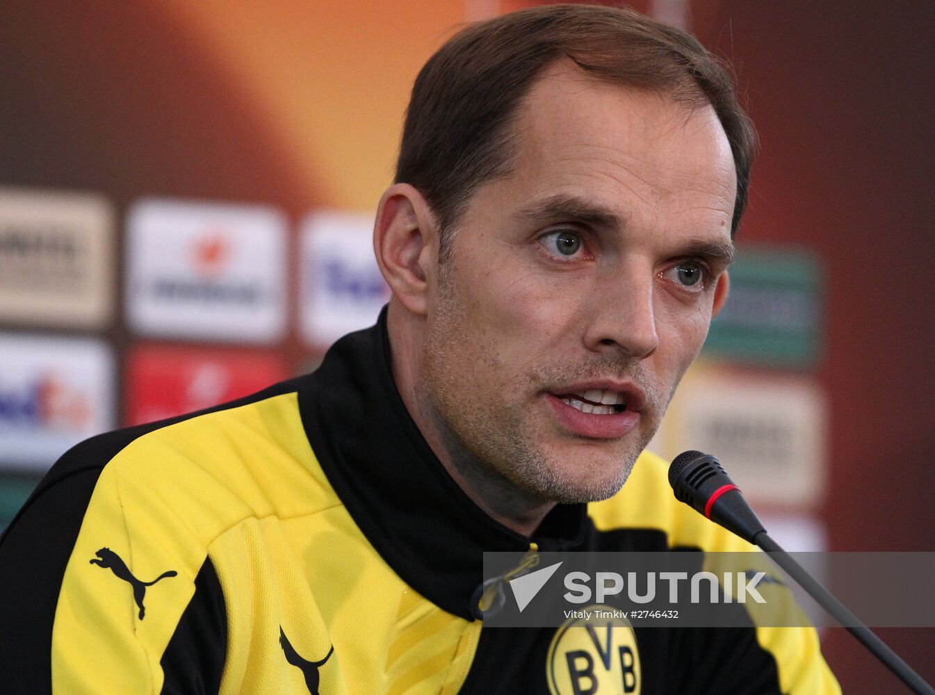 UEFA Europa League. FC Borussia Dortmund holds training session