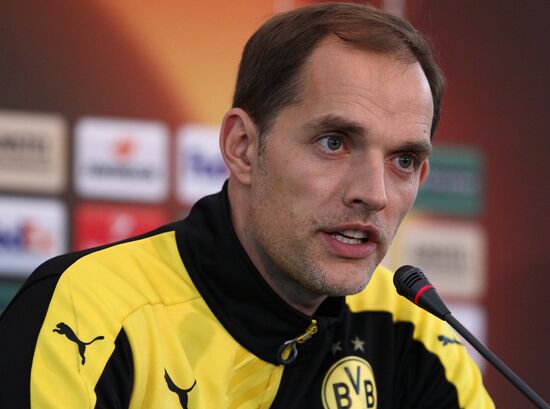UEFA Europa League. FC Borussia Dortmund holds training session