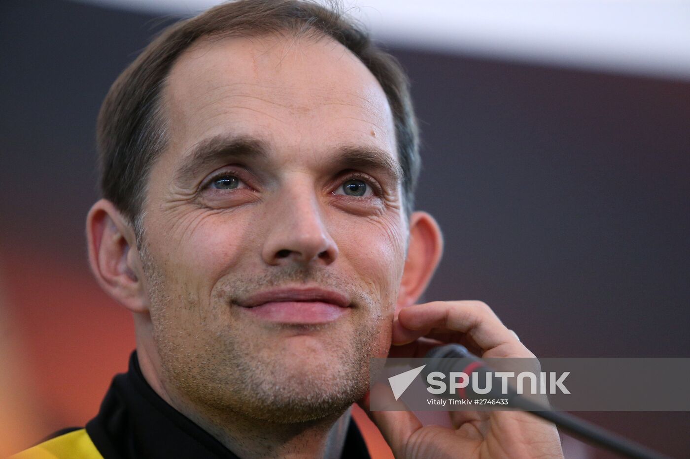 UEFA Europa League. FC Borussia Dortmund holds training session