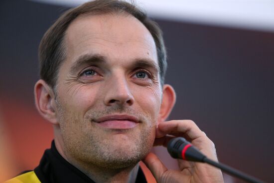 UEFA Europa League. FC Borussia Dortmund holds training session
