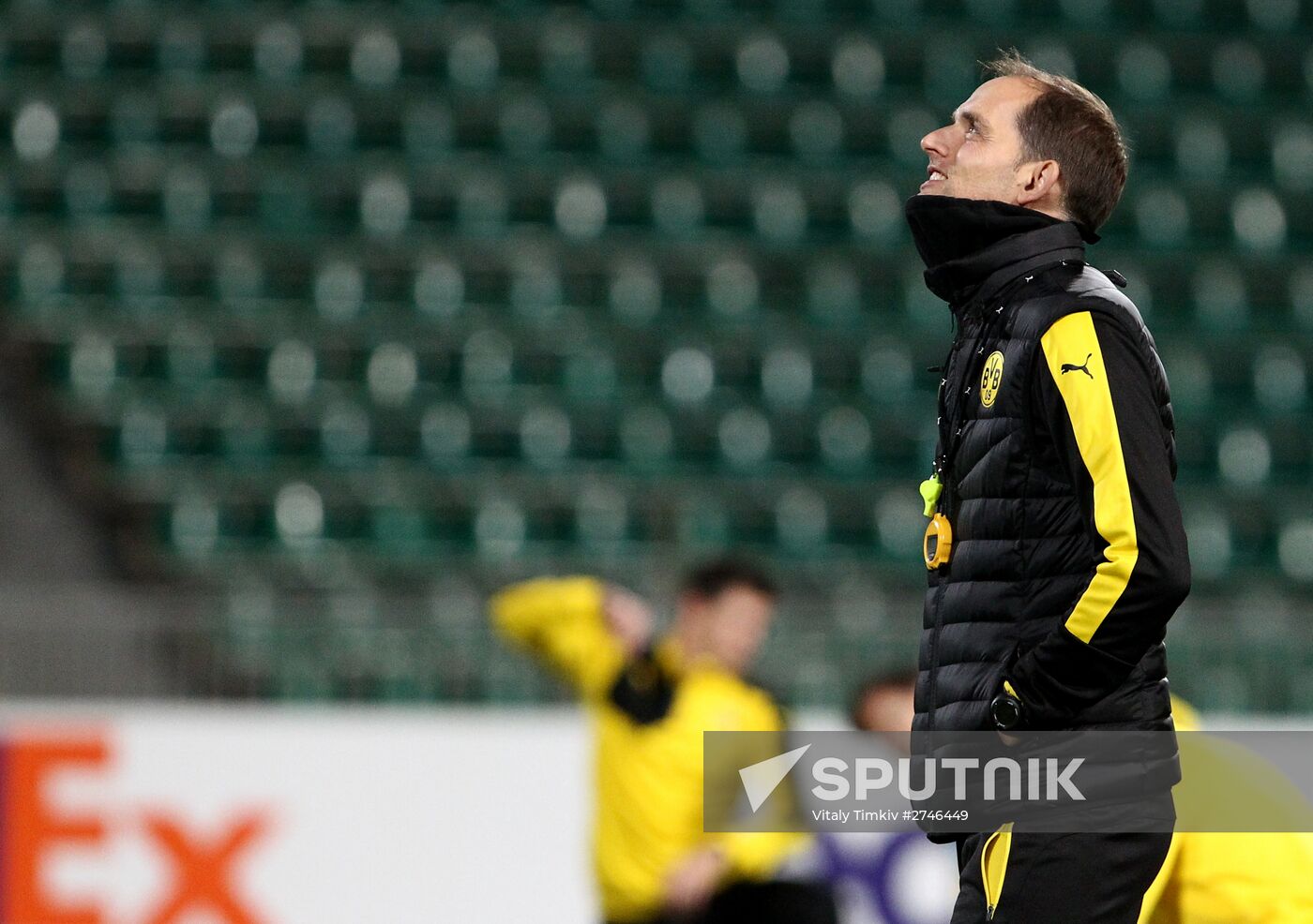 UEFA Europa League. FC Borussia Dortmund holds training session