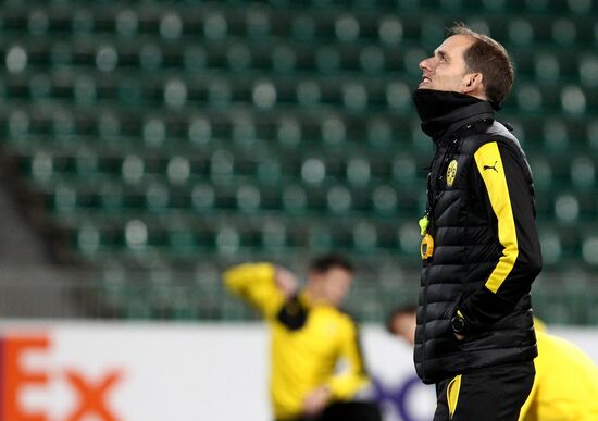UEFA Europa League. FC Borussia Dortmund holds training session