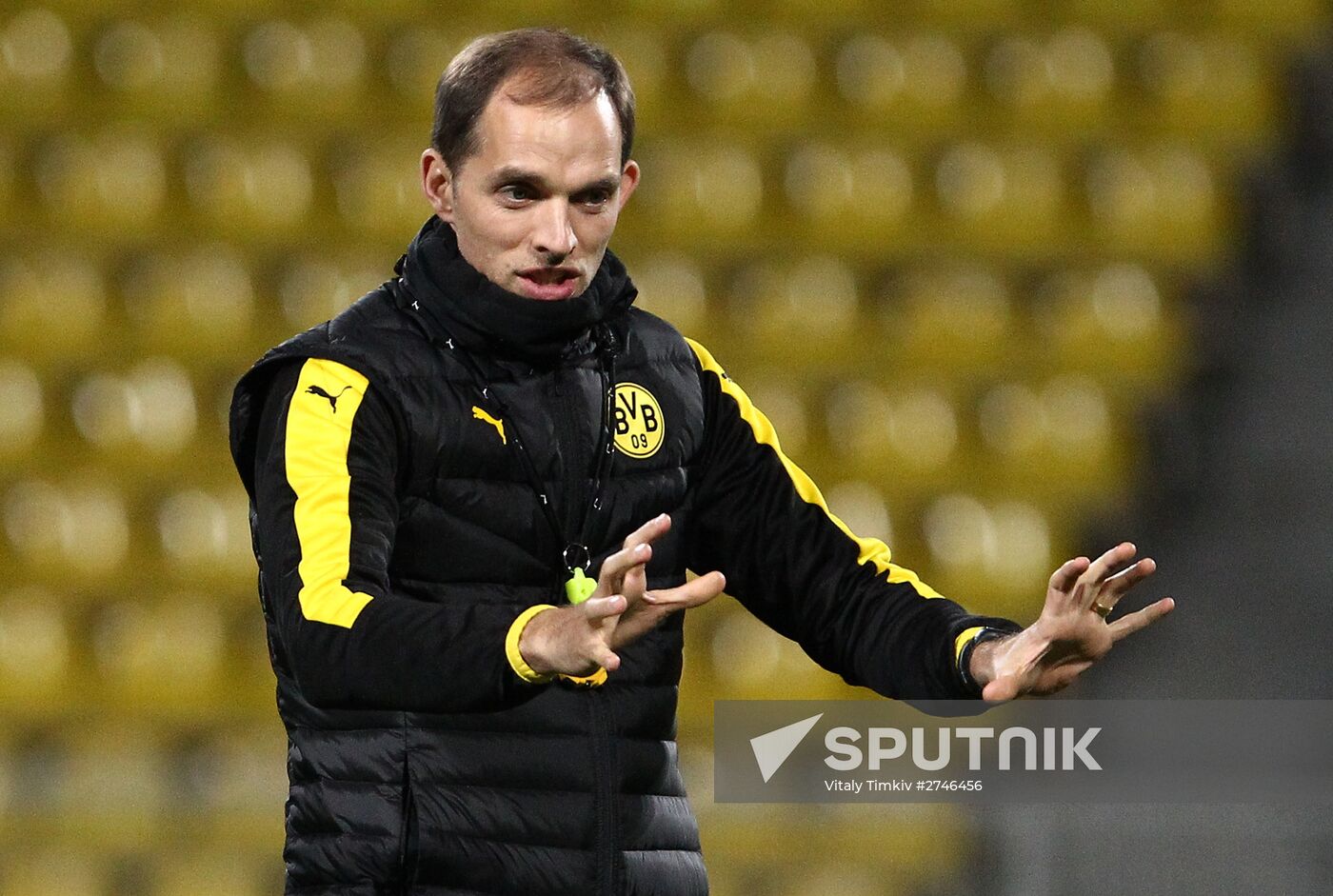UEFA Europa League. FC Borussia Dortmund holds training session