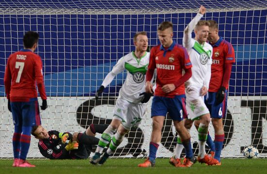 UEFA Champions League. CSKA vs. Wolfsburg