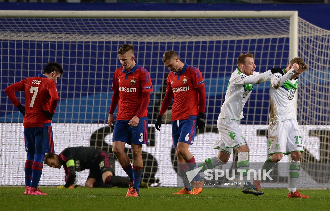 UEFA Champions League. CSKA vs. Wolfsburg