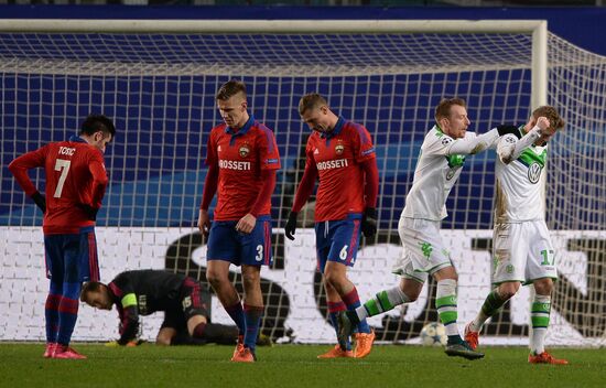 UEFA Champions League. CSKA vs. Wolfsburg