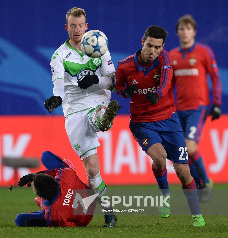 UEFA Champions League. CSKA vs. Wolfsburg