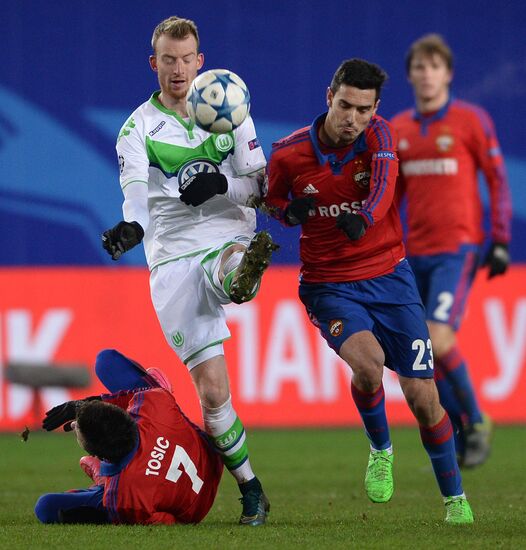 UEFA Champions League. CSKA vs. Wolfsburg