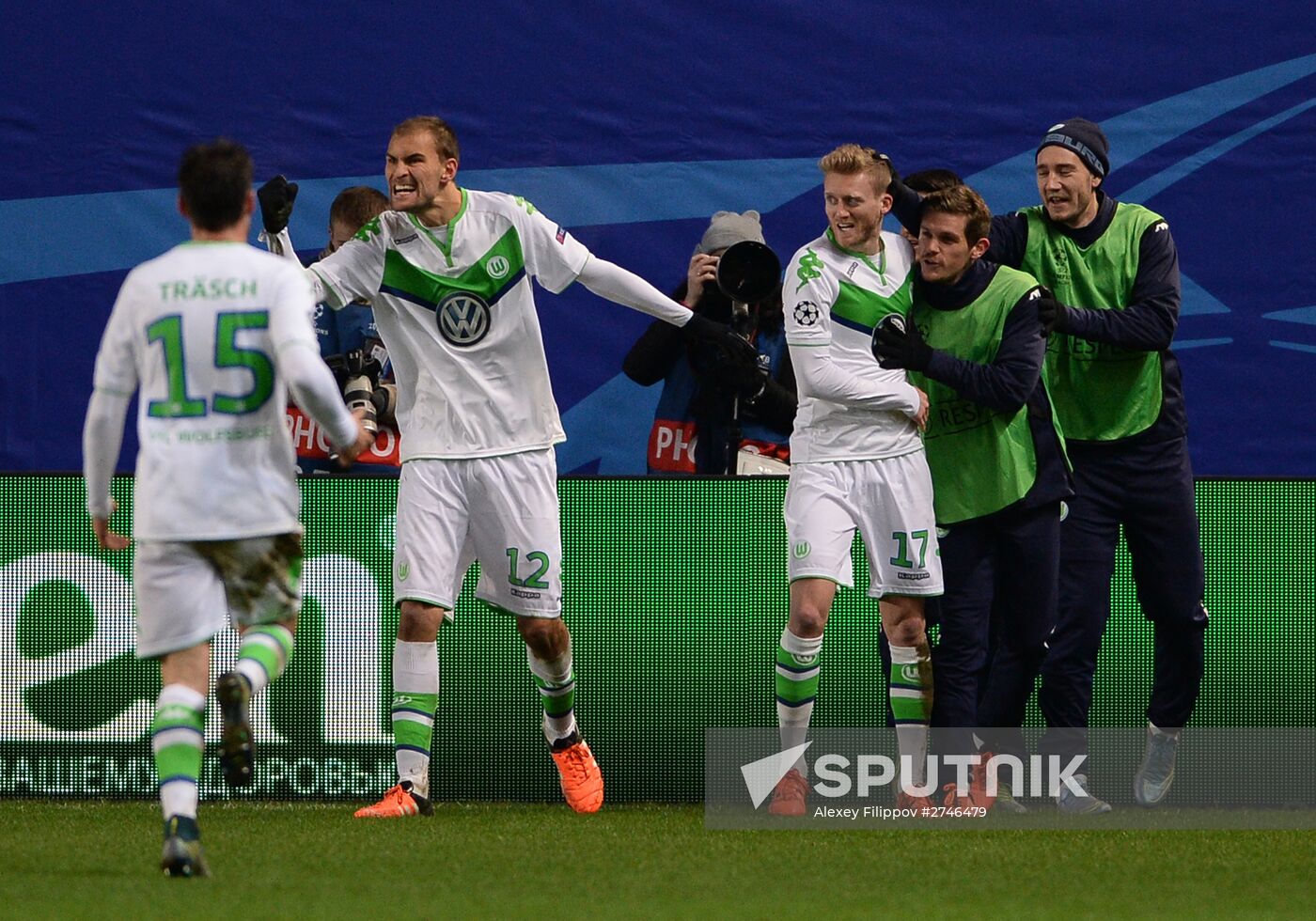 UEFA Champions League. CSKA vs. Wolfsburg